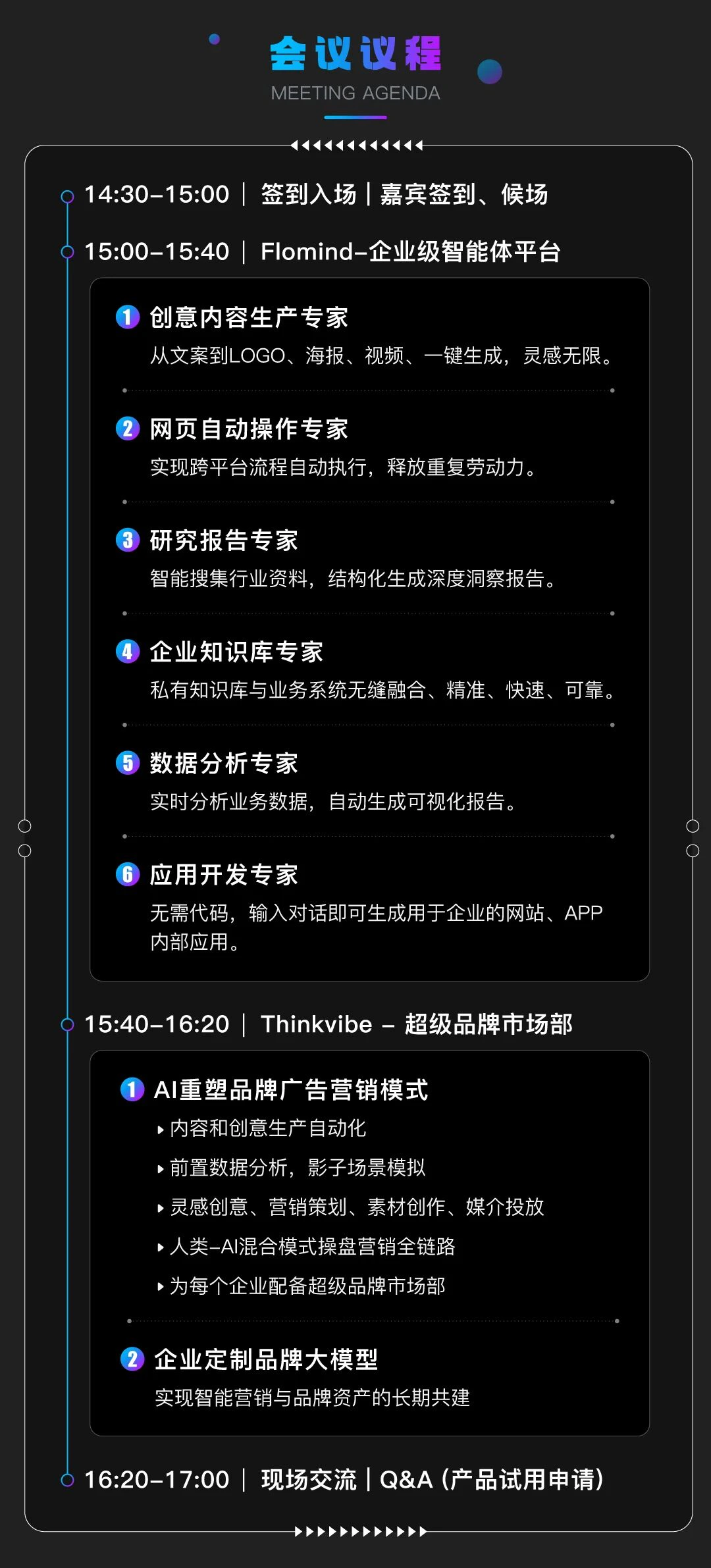 发布会邀请 | 首个企业级智能体平台，打造您的超级品牌市场部配图6
